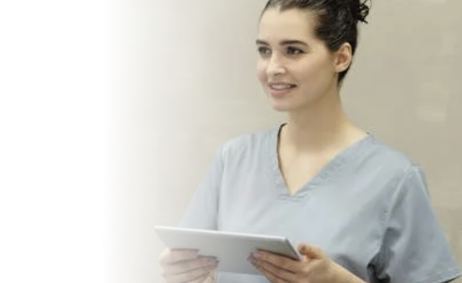 image of a nurse smiling