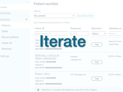 iterate